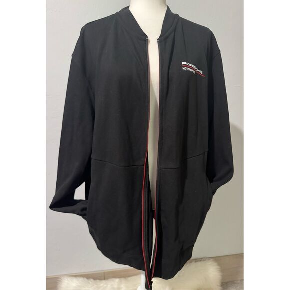 Porsche Motosport black zip up sweater XXL - Picture 7 of 10